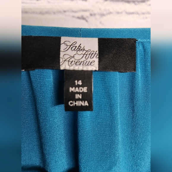 Saks Fifth Avenue/ Silk Blouse Top - Picture 2 of 7